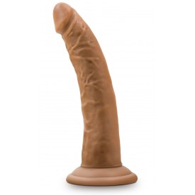 Кофейный фаллоимитатор 7 Inch Cock With Suction Cup - 19 см.